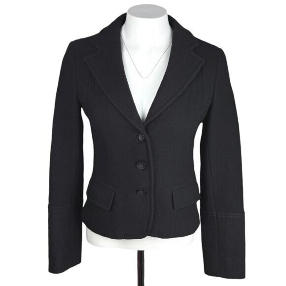 MAX MARA Weekend 100% Wool Blazer Womens Size 6 Made In Italy - Picture 1 of 9